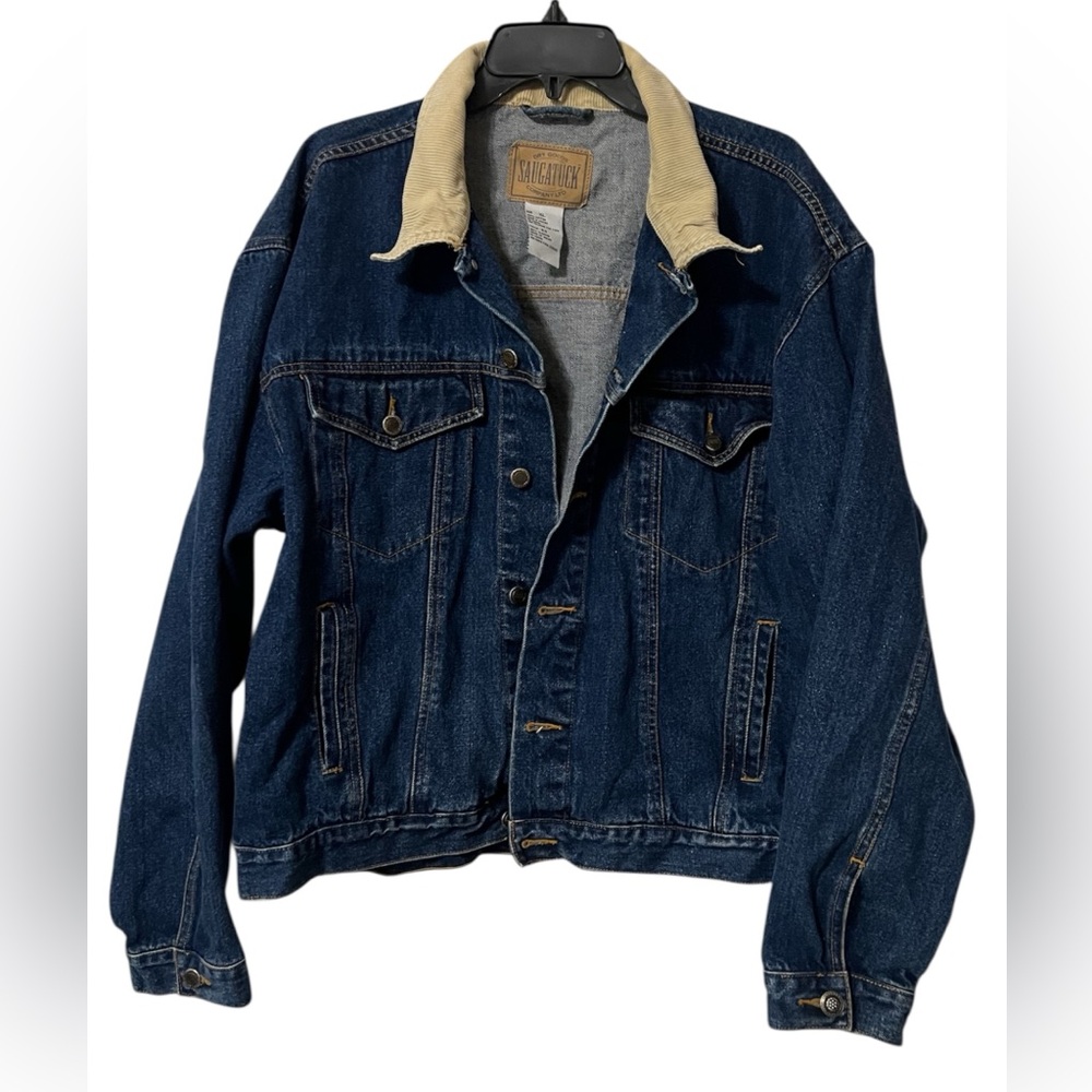 Vintage Saugatuck Dry Goods Denim Barn Chore Jacket Western Size XL